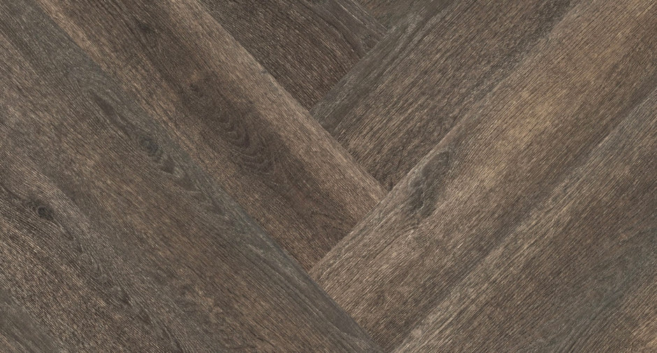 Visgraat XL 77848 PVC vloer in lijmvariant met eiken houtlook