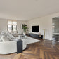 Visgraat XL 77848 PVC vloer in eiken rustiek houtlook, gelijmd gelegd