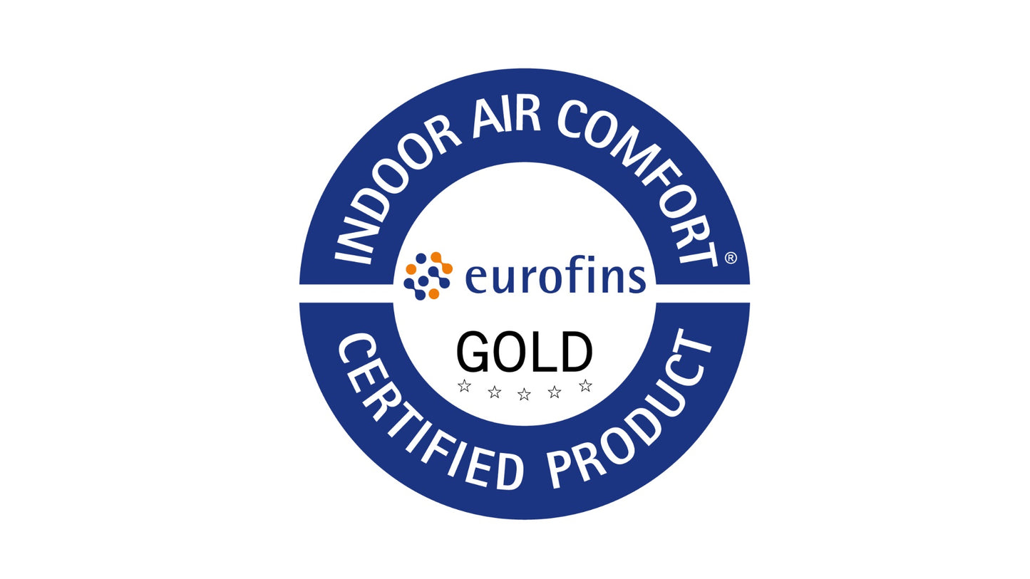 IACG Gold certificaat Indoor Air Comfort Gold voor lage VOC‑uitstoot PVC vloeren